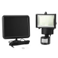 Focos de pared LED para exteriores de senderos de jardín con luz solar Focos de pared de LED para sensores de movimiento PIR 60